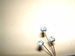 Spillone cm. 5 con Diamante  tipo Swarovsky  - Sconti per Fioristi e Aziende