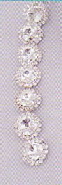 Diamantini tipo Swarovsky dm. 2 Bodina mt. 3 - Sconti per Fioristi e Aziende
