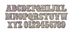 Fustella Alfabeto/Numeri  H 3,18 Bigz XL