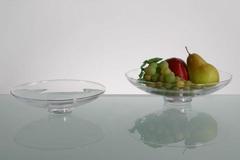 Fruttiera in vetro dm. 19,5 modello Acqua - Sconti per Fioristi e Aziende