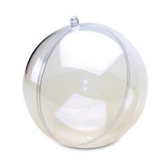 Sfera plexiglass Ø 18 cm. trasparente apribile singola