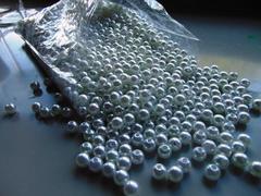 Perle con foro dm. 8 mm - Sconti per Fioristi e Aziende - busta 500 g.