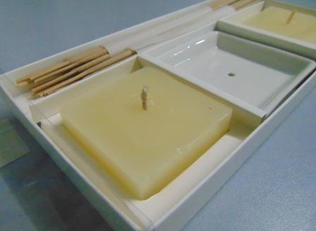 Porta incenso in ceramica  con incenso e candele - Sconti per Fioristi e Aziende