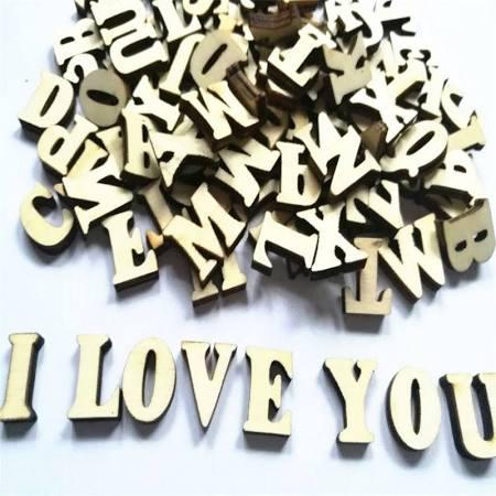 Lettere Alfabeto H 2,5 in legno  da 135 lettere - Sconti per Fioristi e Aziende