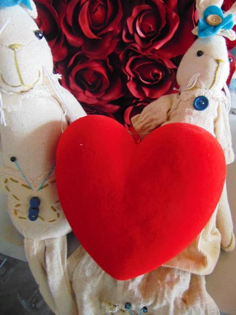 Cuore Bombato Vellutato in 2 misure - Sconti per Fioristi e Aziende