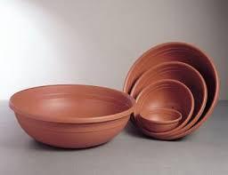 Ciotola campana in plastica color terracotta - Sconti per Fioristi e Aziende