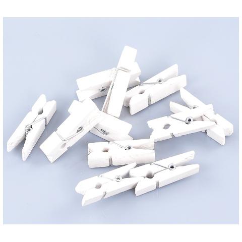 Mollette in Plastica mm. 37 X 6 conf. 24 pezzi - Sconti per Fioristi e Aziende