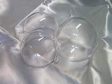 Sfere plexiglass Ø 12 - 14 cm. trasparente Confezione 12 pezzi