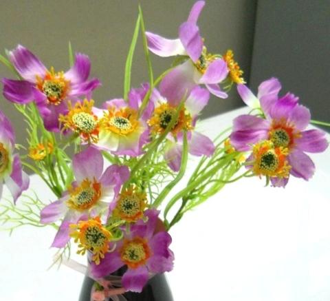 Cosmos Bouquet x 5 in poliester - Sconti per Fioristi e Aziende
