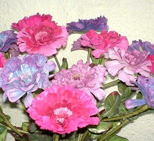 Zinnia Velvet Singola H 80  - Sconti per Fioristi e Aziende . -  In poliestere
