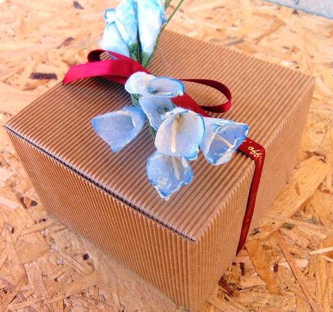 Calletta Pick x 72 in organza - Sconti per Fioristi e Aziende