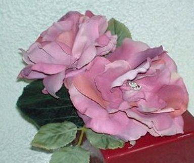 Rosa selvatica - Wild rose Artificiale in poliestere - Sconti per Fioristi e Aziende