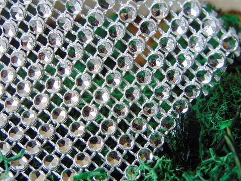 Runner Strass H 26  cm. 240 in 50 file - Sconti per Fioristi e Aziende