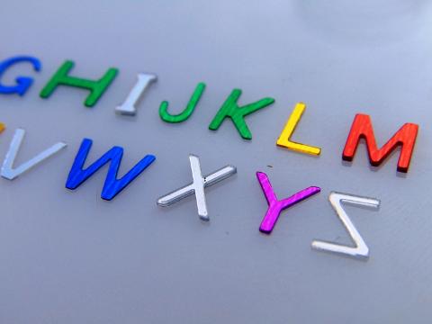 Numeri e Lettere fustellati alte cm. 5  - Sconti per Fioristi e Aziende