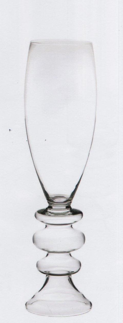 Calici vetro con anelli H 80 e H 94 - Sconti per Fioristi e Aziende
