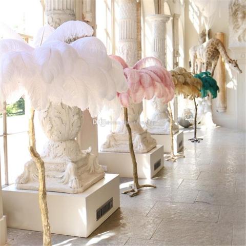 Piume di struzzo cm. 55/60  - Sconto per Fioristi e Aziende - in vari colori