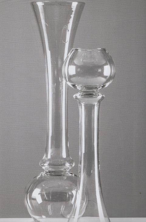 Vaso in vetro Ramino H 80 dm. 20 - Sconti per Fioristi e Aziende