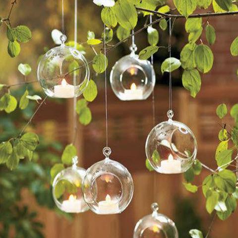 Sfera in vetro con foro Dm 18 H 19 - Sconti per Fioristi e Aziende