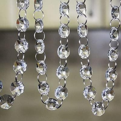 Diamanti ottagonali acrilico - Sconti per Fioristi e Aziende - mm. 6 busta 40 grammi