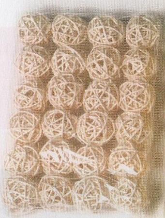 Sfera intrecciata Dm.7 in midollino x 6 - Sconti per Fioristi e Aziende