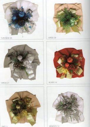 Porta Panettone in panno cm. 45 x 45 - Sconti per Fioristi e Aziende - con tirante e decoro