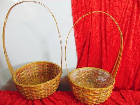 Cesti x 5 con manico alto - Sconti per Fioristi e Aziende  -  Multicolor