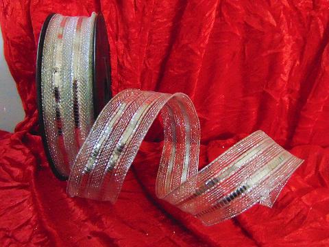 Nastro Liston Argento - Sconti per Fioristi e Aziende - H 35 x 25 mt.
