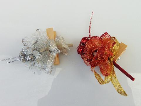 Mollette Roselline x 12 - Sconti per Fioristi e Aziende - Colori diversi