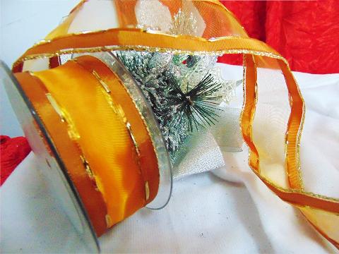 Nastro Organza Rigato Oro H 50 x 25 mt. - Sconti per Fioristi e Aziende