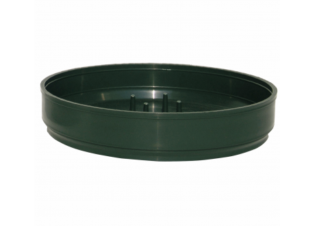 Ciotola Bassa cm. 20 H. 4.5 in plastica Verde - Sconti per Fioristi e Aziende