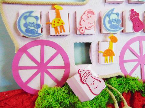 Carrozzina Espositore Rosa  con Scatole - Sconti per Fioristi e Aziende