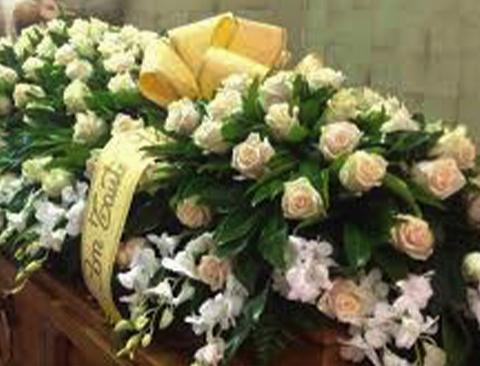 Nastro Funebre Moiré filo oro - Sconti per Fioristi e Aziende - Altezza cm 7,5 e cm.10