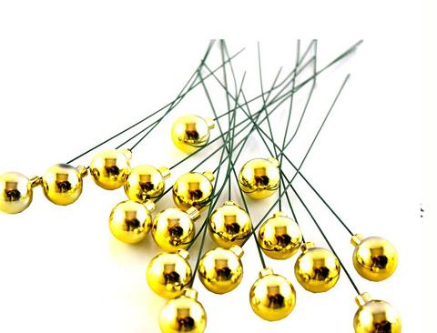 Bacche Ottone x 50 per corone d'alloro dm. 19 - 24 - Sconti per Fioristi e Aziende