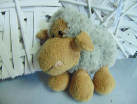Pecorella Grigia H 15  Peluches Bouclè - Sconti per Fioristi e Aziende .