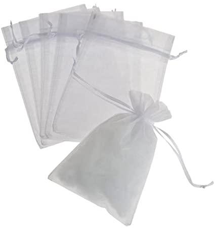Sacchetto Portaconfetti cm. 7,5 x 10 in Organza con tirante - Sconti per Fioristi e Aziende
