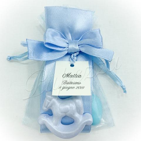Sacchetto Portaconfetti cm. 7,5 x 10 in Organza con tirante - Sconti per Fioristi e Aziende