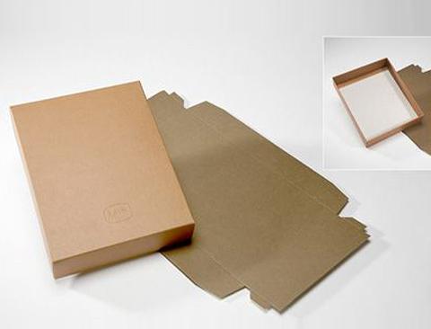 Scatola per bomboniera H 4 cm. 17 x 22 - Sconti per Fioristi e Aziende - onda avana automontante