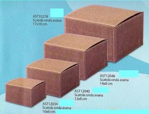 Scatola per bomboniera pieghevole H 8 cm. 12 x 12  - Sconti per Fioristi, e Aziende