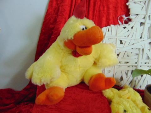 Gallo peluches H 40  con cerniera - Sconti per Fioristi e Aziende