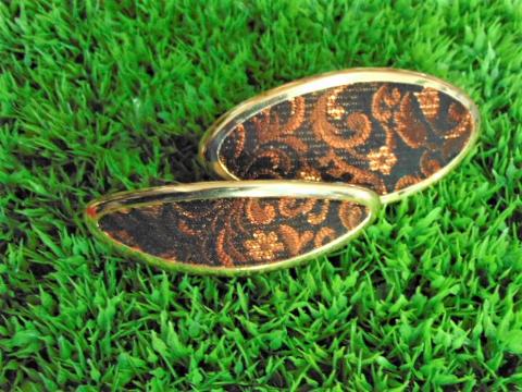 Fermaglio arabesco bordo oro 11 x 5 - Sconti per Fioristi e Aziende