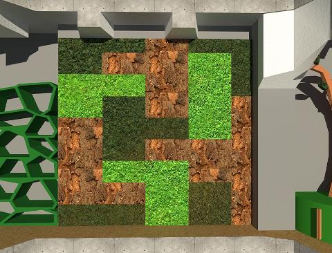 Parete Moss Stabilizzata Wall Moss  - Sconti per Fioristi e Aziende - a metro quadrato