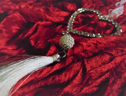 Pendente Strass cm, 25 - Sconti per Fioristi e Aziende - Cuore e Albero