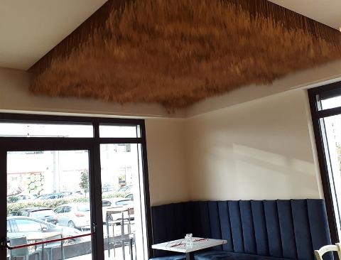 Soffitto Spighe di grano preservate a metro quadrato per Ristoranti, Hotels e Resort