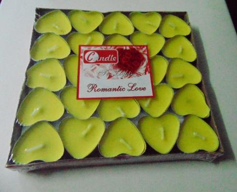 Cuoricino tea Light dm. 4,5 conf. 25 tea lights - Sconti per Fioristi e Aziende