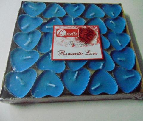 Cuoricino tea Light dm. 4,5 conf. 25 tea lights - Sconti per Fioristi e Aziende