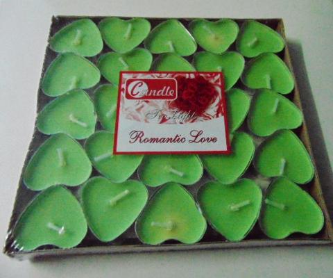 Cuoricino tea Light dm. 4,5 conf. 25 tea lights - Sconti per Fioristi e Aziende