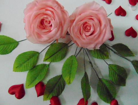 Foglie di rosa x 12 H 12 dm. 4 - Sconti per Fioristi e Aziende