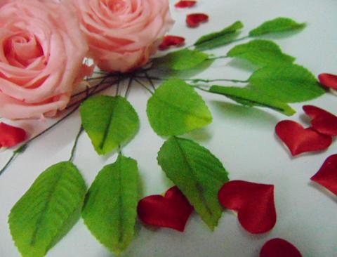 Foglie di rosa x 12 H 12 dm. 4 - Sconti per Fioristi e Aziende