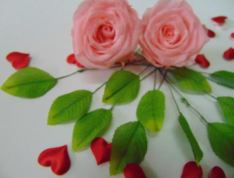 Foglie di rosa x 12 H 12 dm. 4 - Sconti per Fioristi e Aziende