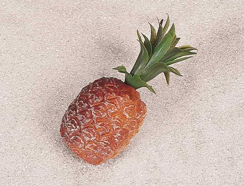 Ananas piccola artificiale in plastica  - Sconti per Fioristi e Aziende e Wedding . - cm. 10 x 21